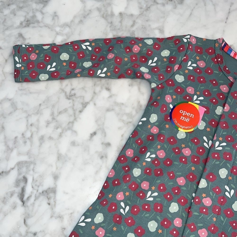 NWT MAGNETIC ME WREN ORGANIC COTTON MAGNETIC FOOTIE - Picture 5 of 8
